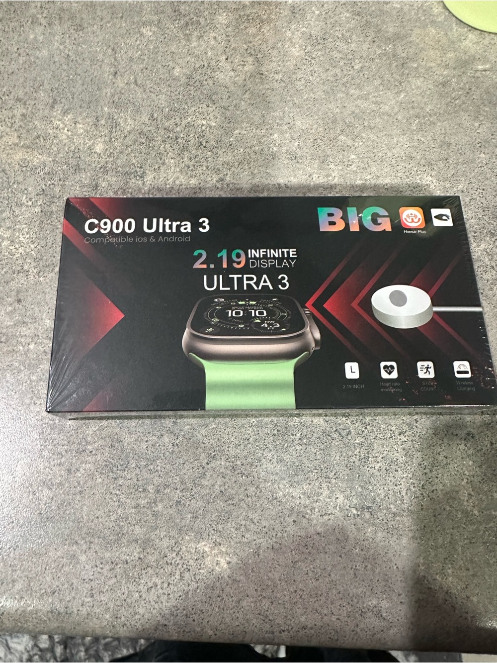 C900 Ultra 3 Smartwatch (metallic) - Ultra 3 Compatible with iOS & Android